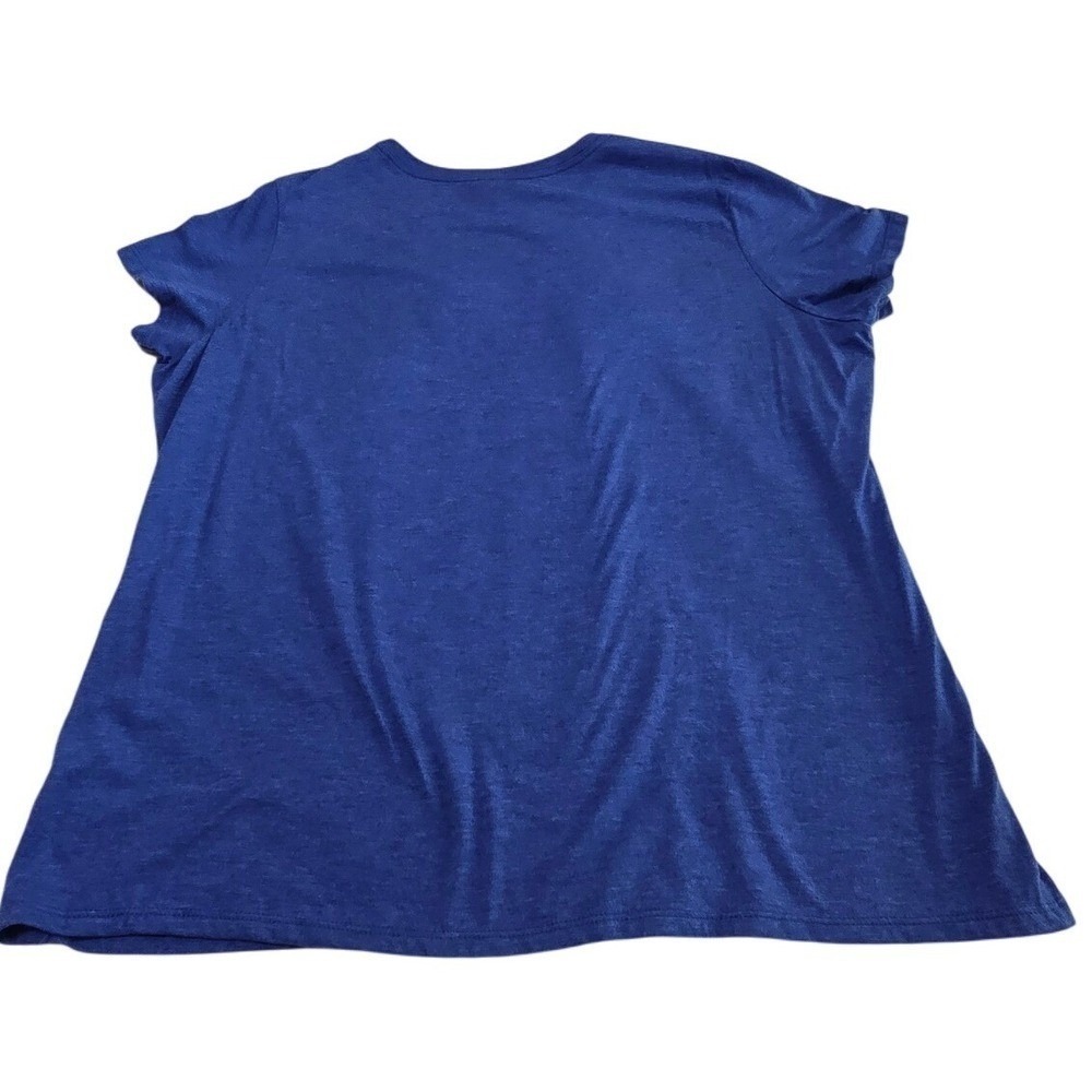 WGU Washington Graphic‎ T Shirt Blue Short Sleeve Crew Neck Tee 3XL SOFT /0158 - Picture 3 of 4